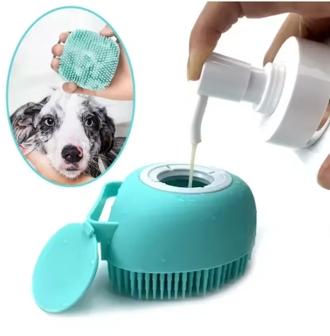 Gant de Massage et de Toilettage en Silicone pour Chien & Chat