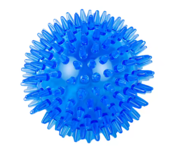 Balle à mâcher résistante pour chiens, élastique, flottante et grinçante. Convient aux petits, moyens et grands chiens pour jouer, mâcher et rapporter.