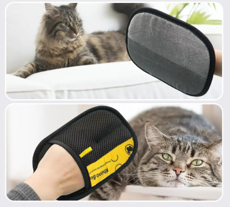 Gant anti-poils électrostatique pour chiens et chats