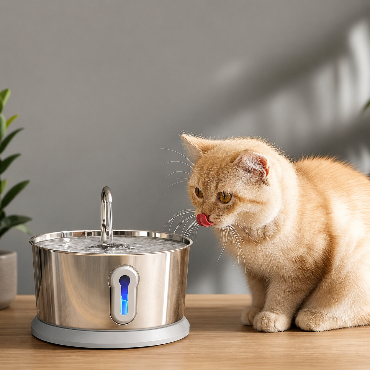 Fontaine à Eau Sans Fil 4L avec Détecteur de Mouvement – Chien & Chat