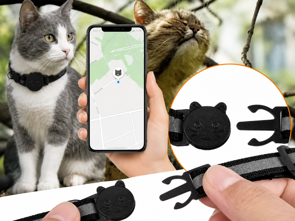 Traceur GPS pour Chien et Chat – Compatible Apple Localiser (Find My)
