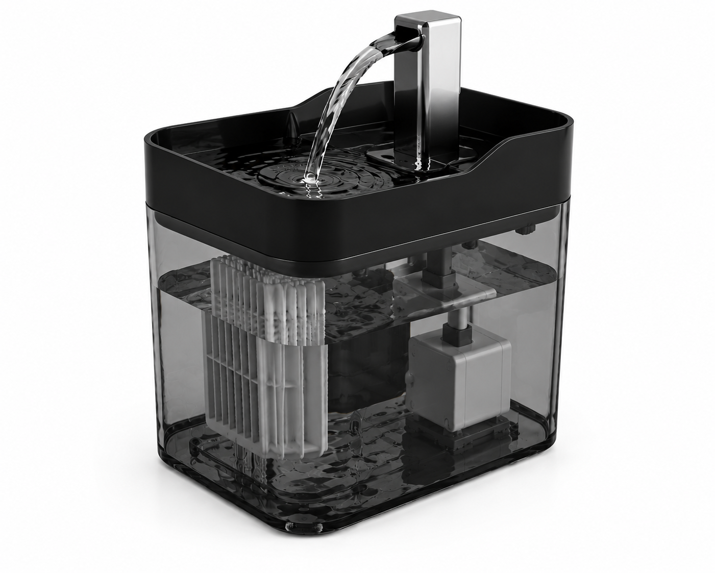 Fontaine à eau automatique USB 1,5 L pour chiens et chats
